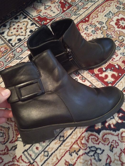 Осенний женский сапоги