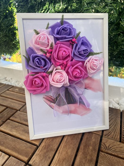 Букет в рамка за всеки повод