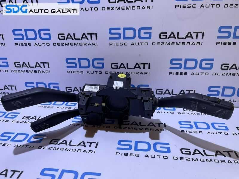 Maneta Manete Semnalizare Stergatoare Faza Lunga Scurta Tempomat Pilot Automat VW Passat B6 Berlina Sedan 2005 - 2010 Cod 3C9953507AT 3C9953513R