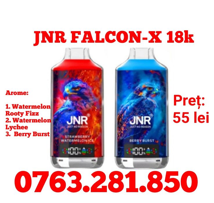 JNR FALCON-X 18k Vape-uri originale și sigilate