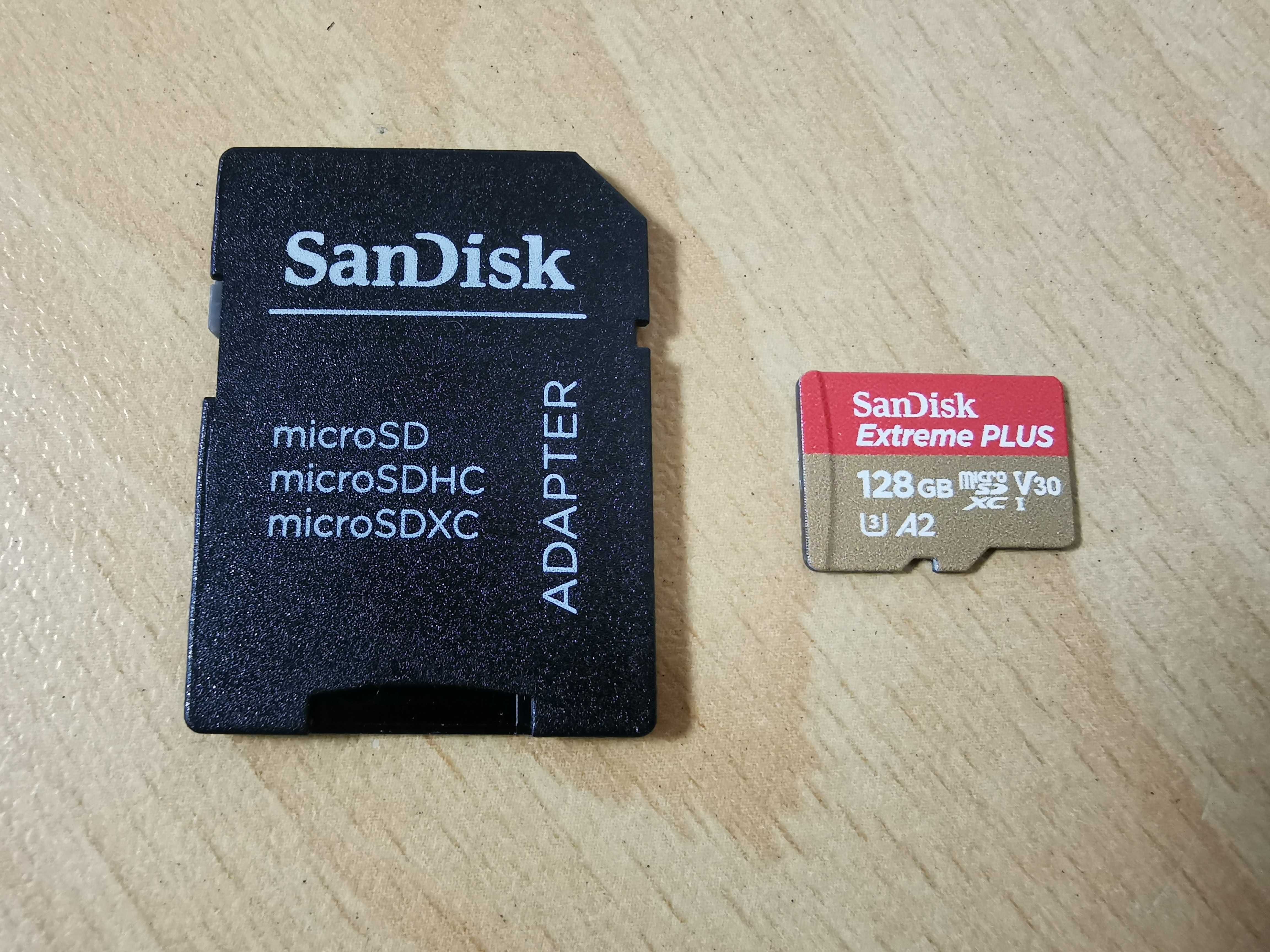 Sandisk Extreme Plus 128GB MicroSD карта 200Mb/s скорост на четене