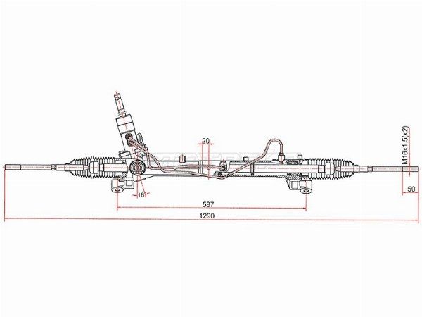 Рейка рулевая Ford Focus