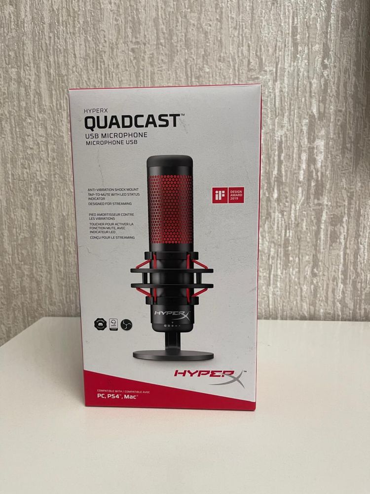 Микрофон HyperX Quadcast
