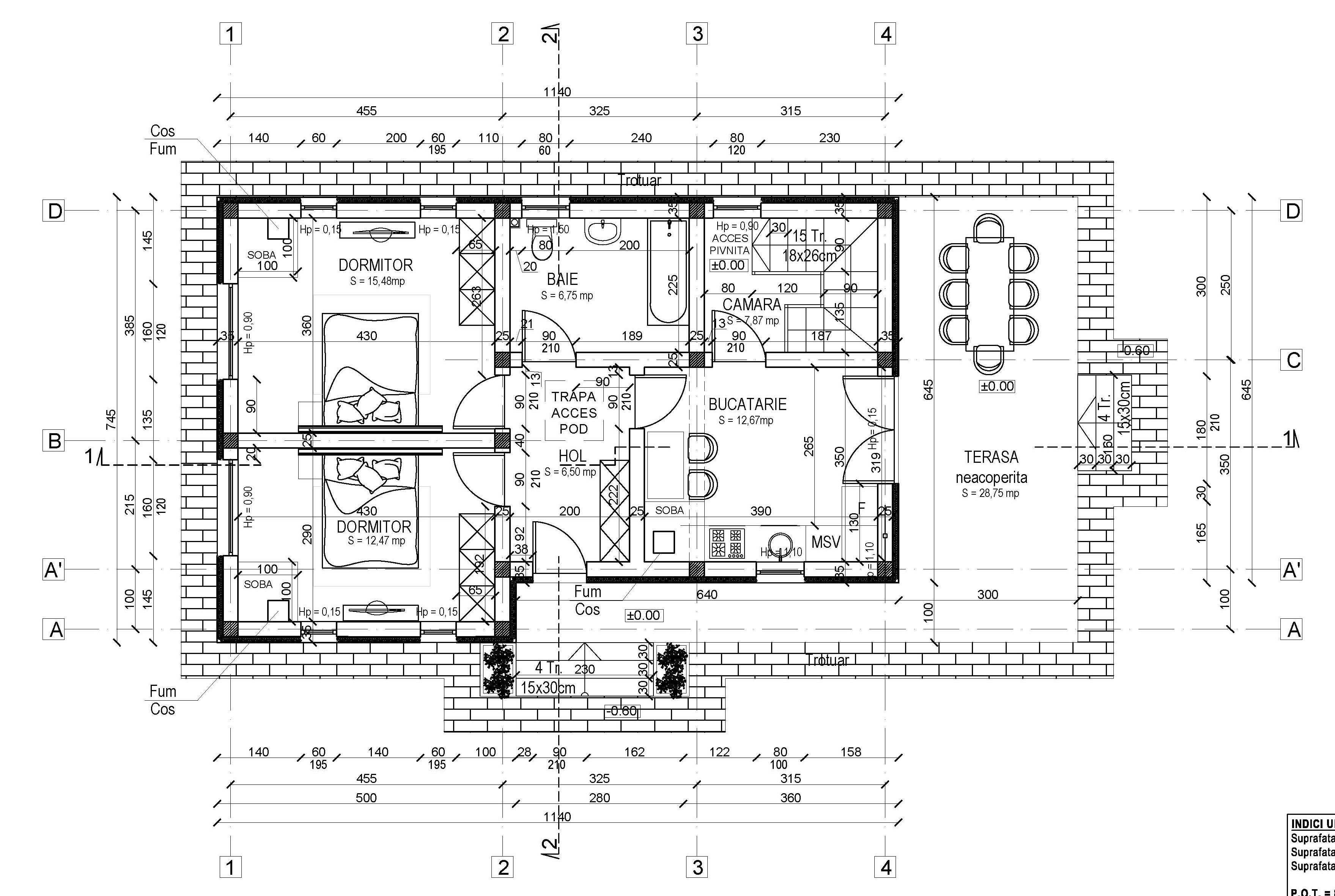 Execut idei, planuri, DTAC, PT, etc. In Autocad, Sketchup sau Lumion
