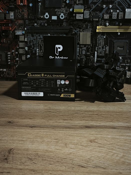 Новый блок питания MICRONICS 800W с гарантии