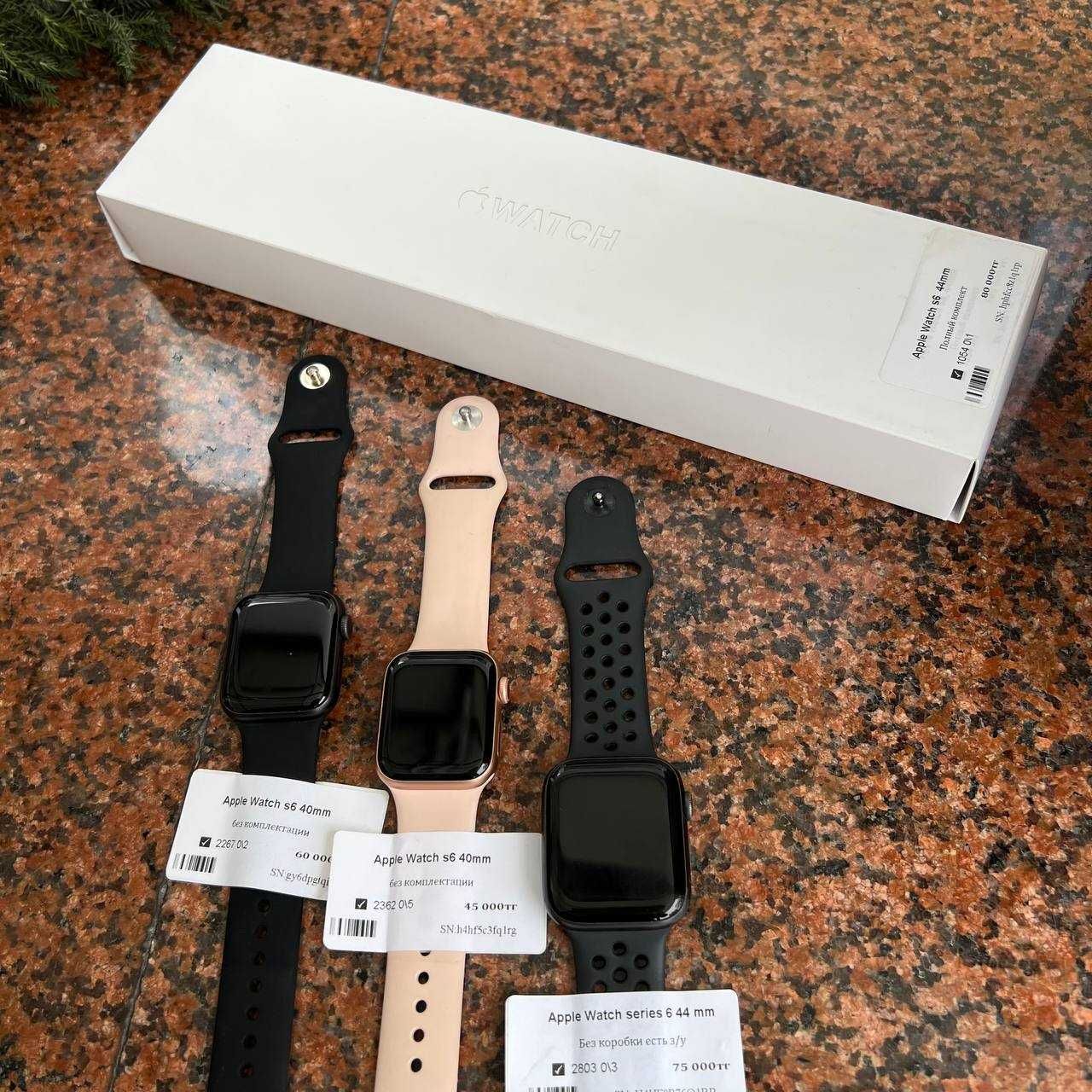Apple Watch 6 40-44mm по скидочной цене в отличном состоянии /Ломбард