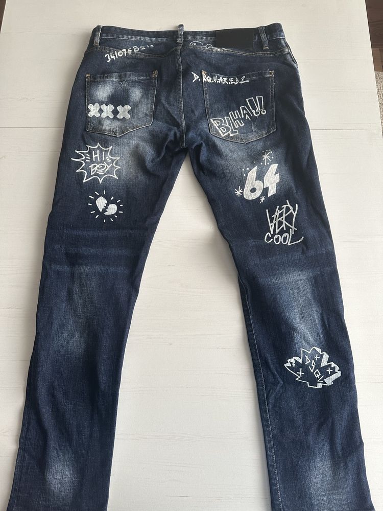 blugi dsquared2 graffiti