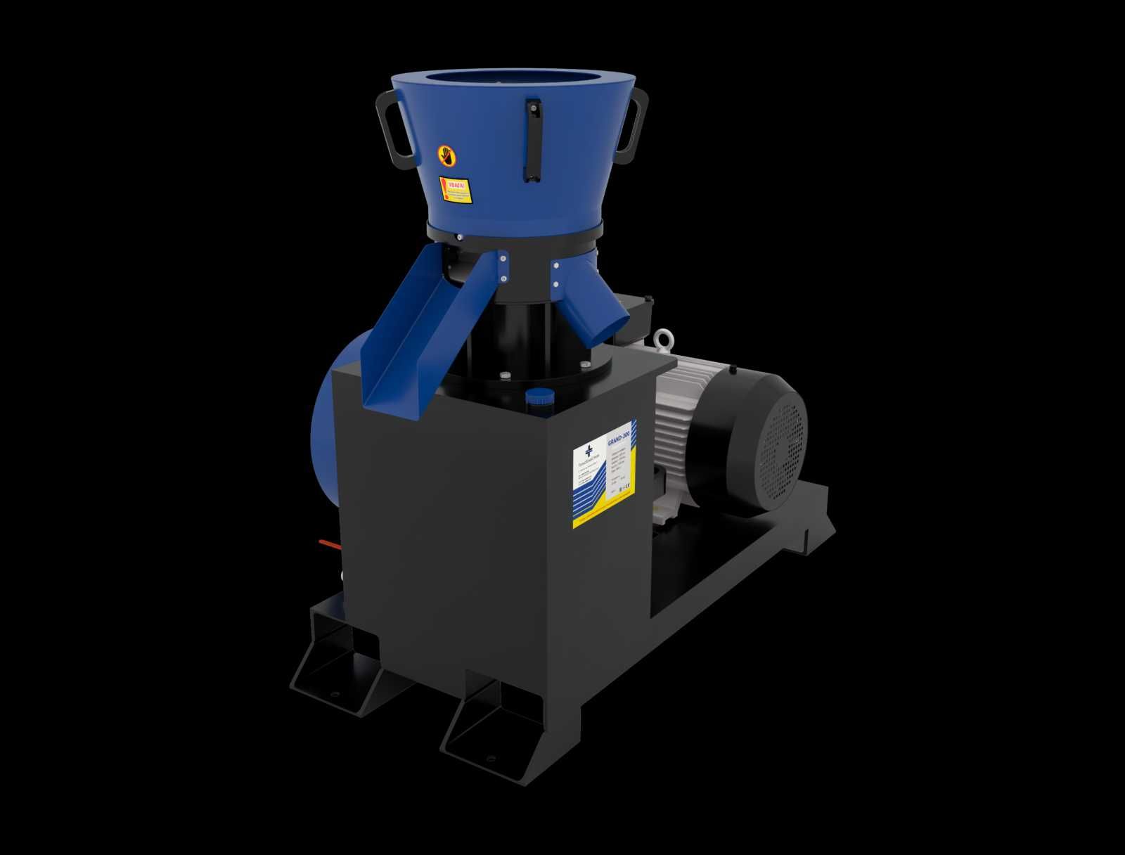 Masina de peleti GRAND 300 TMC capacitate de producție max. 400 kg/oră