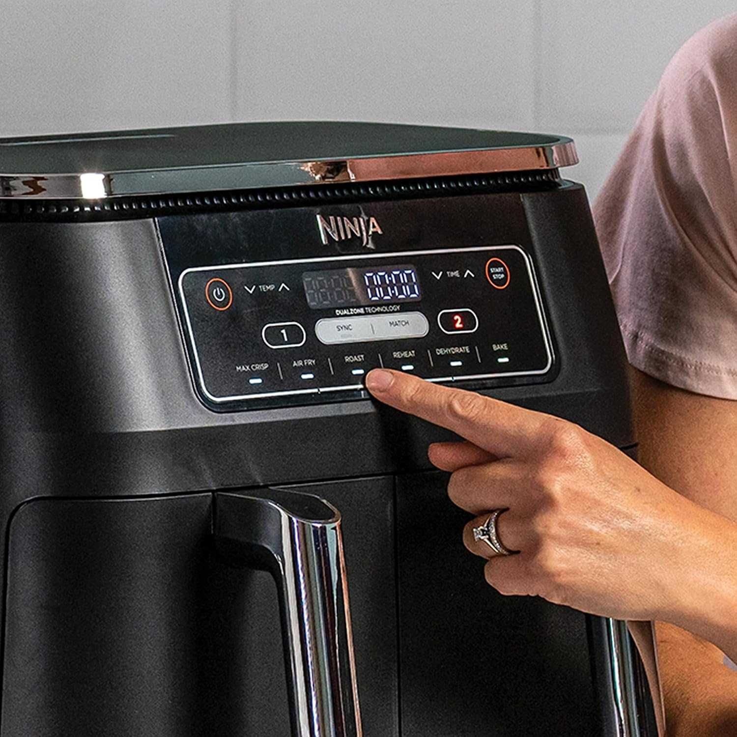 Фритюрник с горещ въздух Ninja Foodi MAX Dual Zone, 9,5L Air Fryer