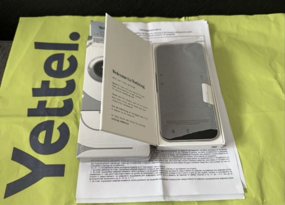 КАТО НОВ 256GB Nothing Phone 2A Plus 5G Гаранция Yettel 2027г. Grey
