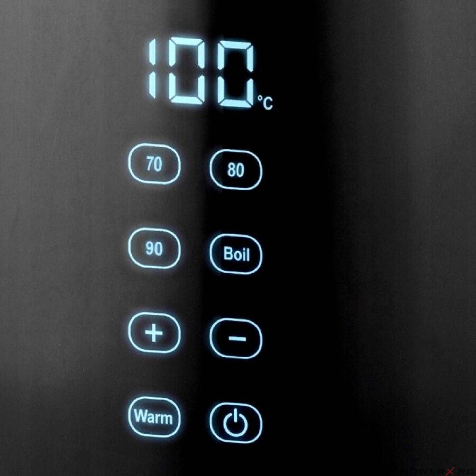 Fierbator electric Botti Marvel, cu afisaj led, negru, 2200W, 1.7l,