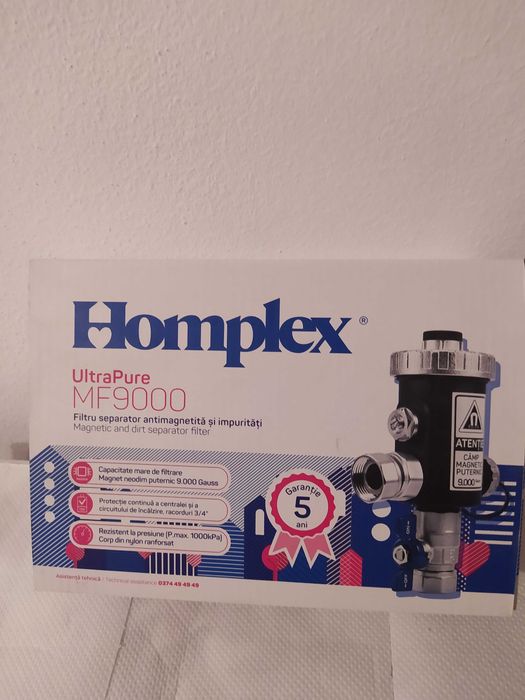 Pompa recirculare,filtru antimagnetita si furtun flexibil gaze