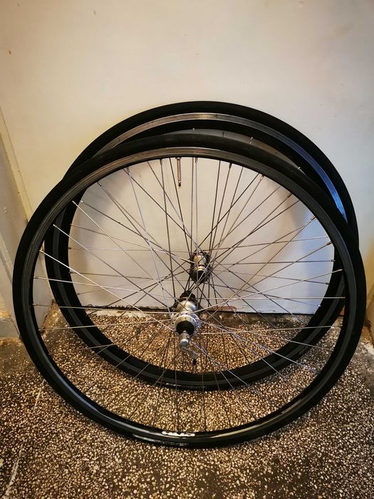 Doua Roti Cursiera , 28, Campagnolo , Miche si Shimano