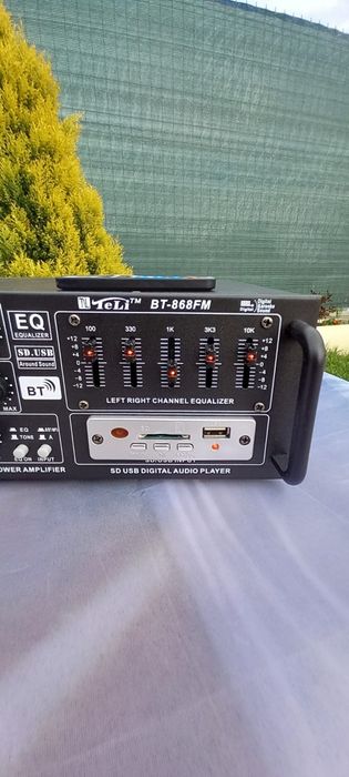 Amplificator cu Bluetooth și egalizator