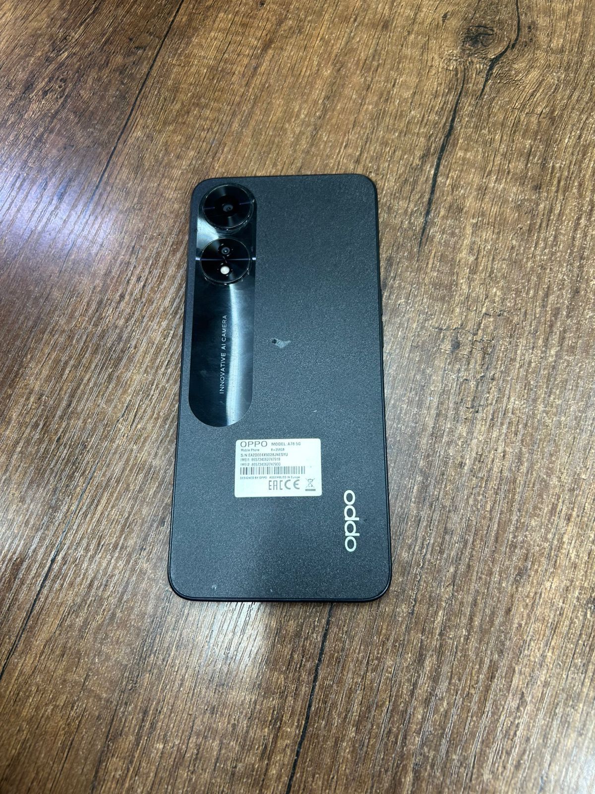 Oppo A78 5G 8/256гб