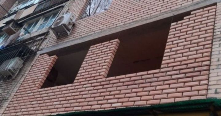Balkonga g'isht teramiz. Kladka balkon. Керпичная кладка балканов