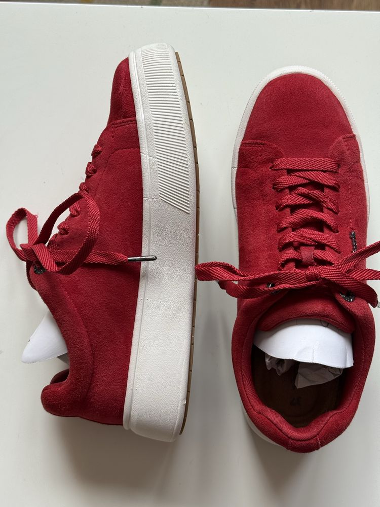 Pantofi sport casual Tamaris - rosii, marime 37