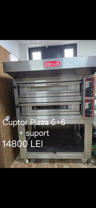 Oferta! Cuptor Pizza 6+6 + suport