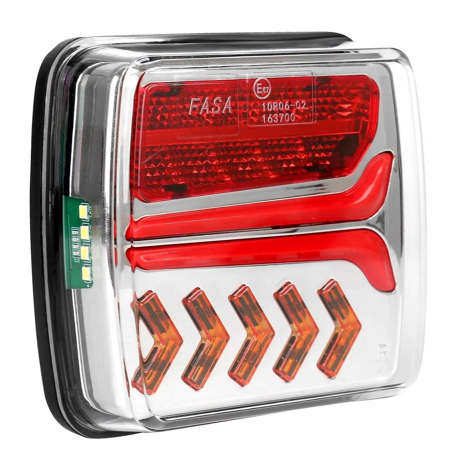 Безжични LED стопове,стоп светлина с магнит 12V-24V за ремареке/кемпер