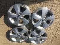 4бр. оригинални джанти Skoda 16" 5x112