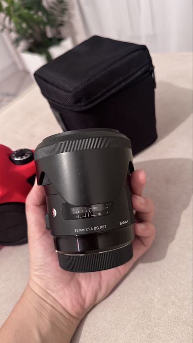 Обьектив sigma 35 mm, 1.4