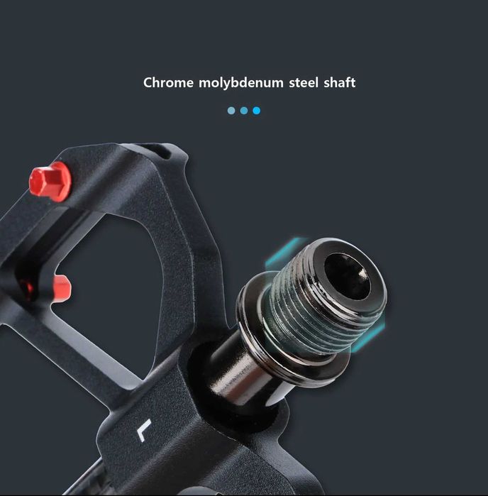 MEROCA pedale bicicleta 3 rulmenti Mtb aluminiu/carbon