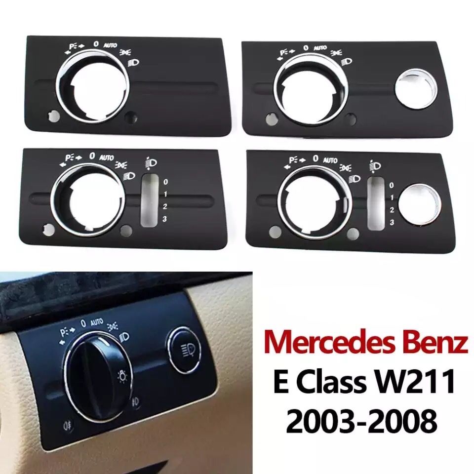 Mercedes benz w211 E class панел конзола бутон копче капак е фарове