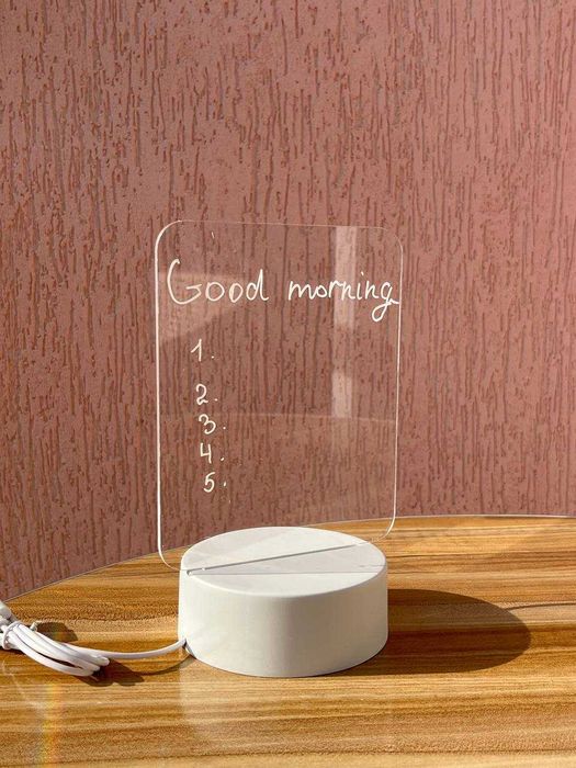 LED лампи, върху които може да се пише с маркер!