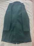 Palton lung verde dama ideal pentru 170cm si 65/75 kg