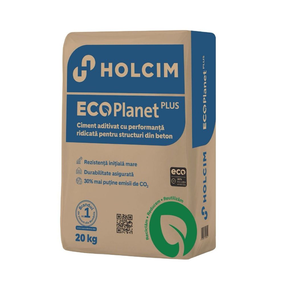 Ciment Holcim EcoPlanet Plus 20kg/sac