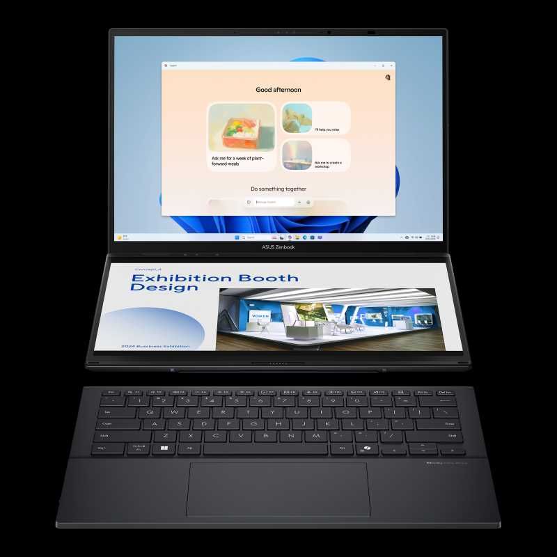 ASUS Zenbook Duo 14.0" OLED 3K 120Hz TS Ultra 9-285H DDR5 32GB SSD 1TB