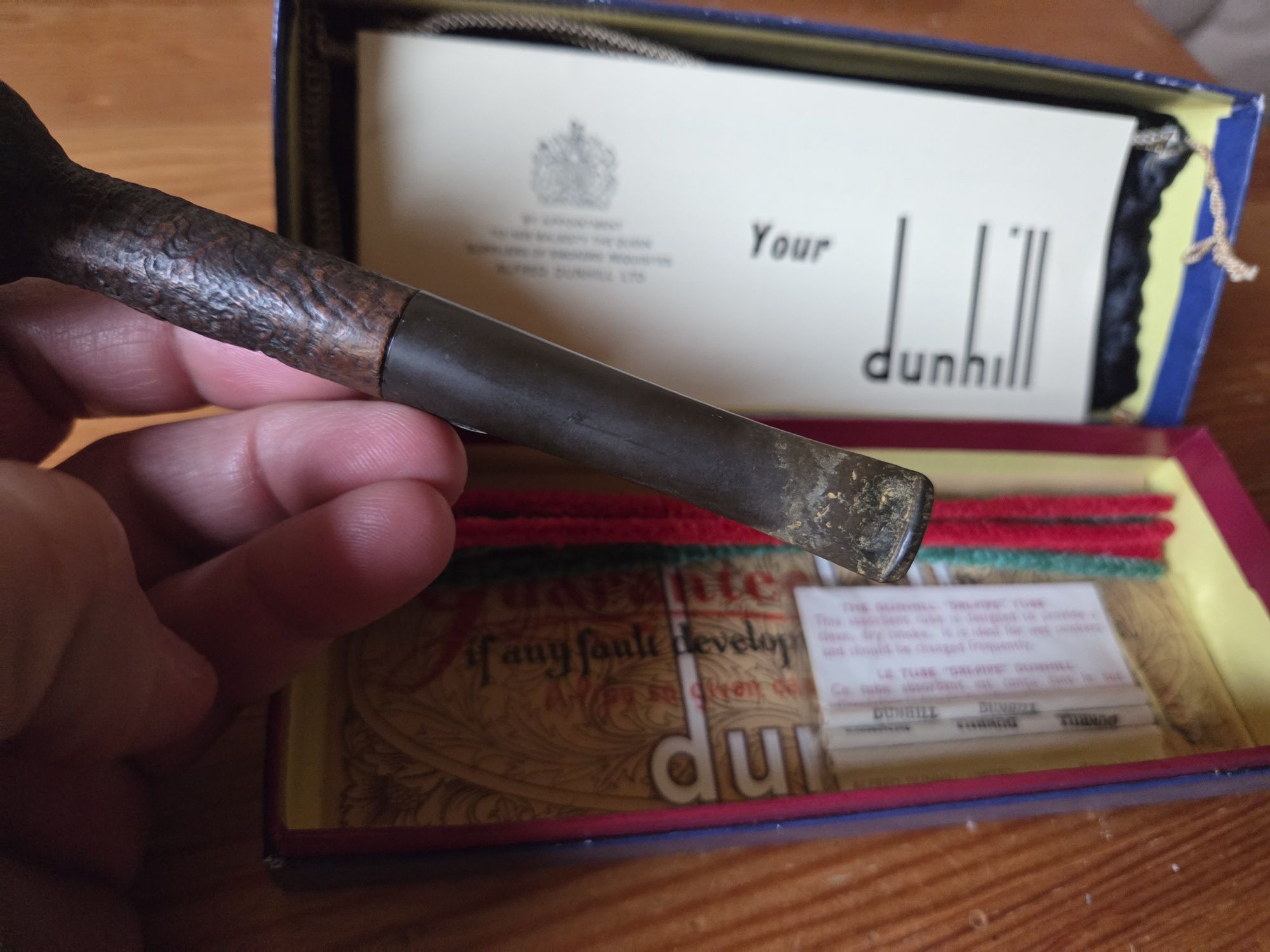 Pipa Tutun Shell Briar Dunhill shape 42 , group 3.Clasic/vintage.