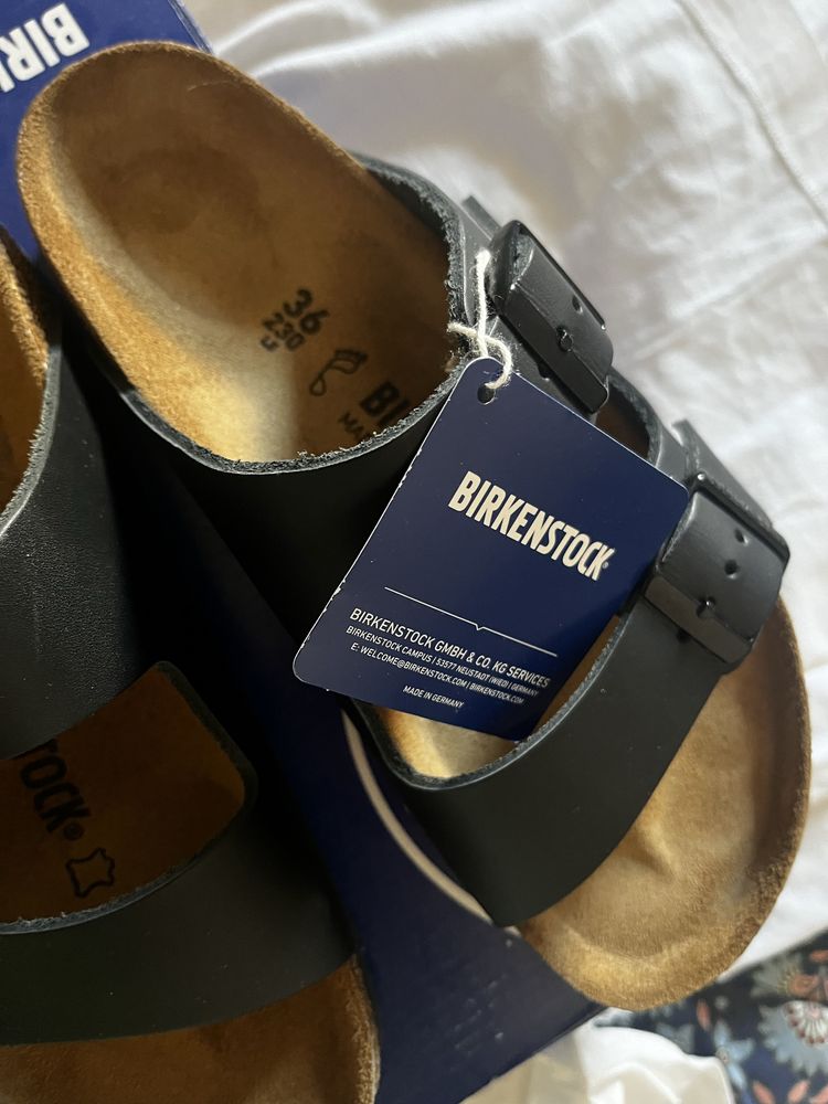 Birkenstok Arizona  естествена кожа