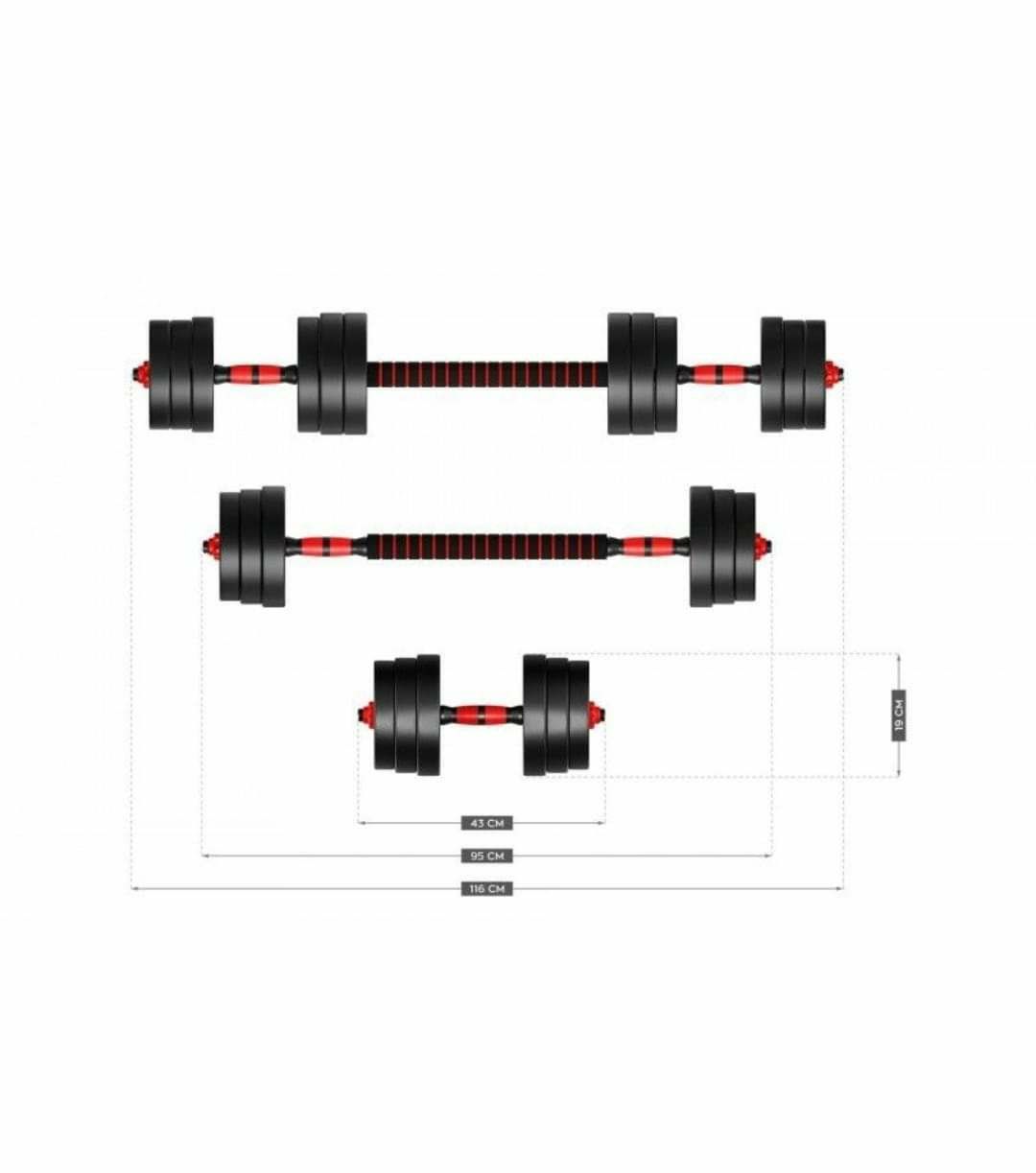 Gantere reglabile ,max 20kg