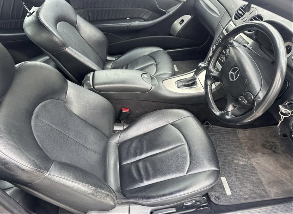 На части! Mercedes CLK220 CDI facelift, автомат, черен кожен салон