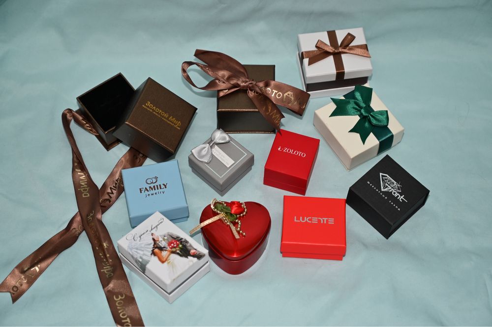 Комплект коробочек для колец и ювелирных украшений