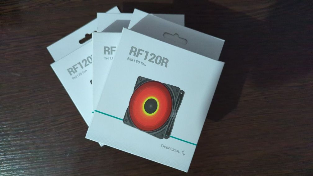 Продам (3) deepcool rf120r red