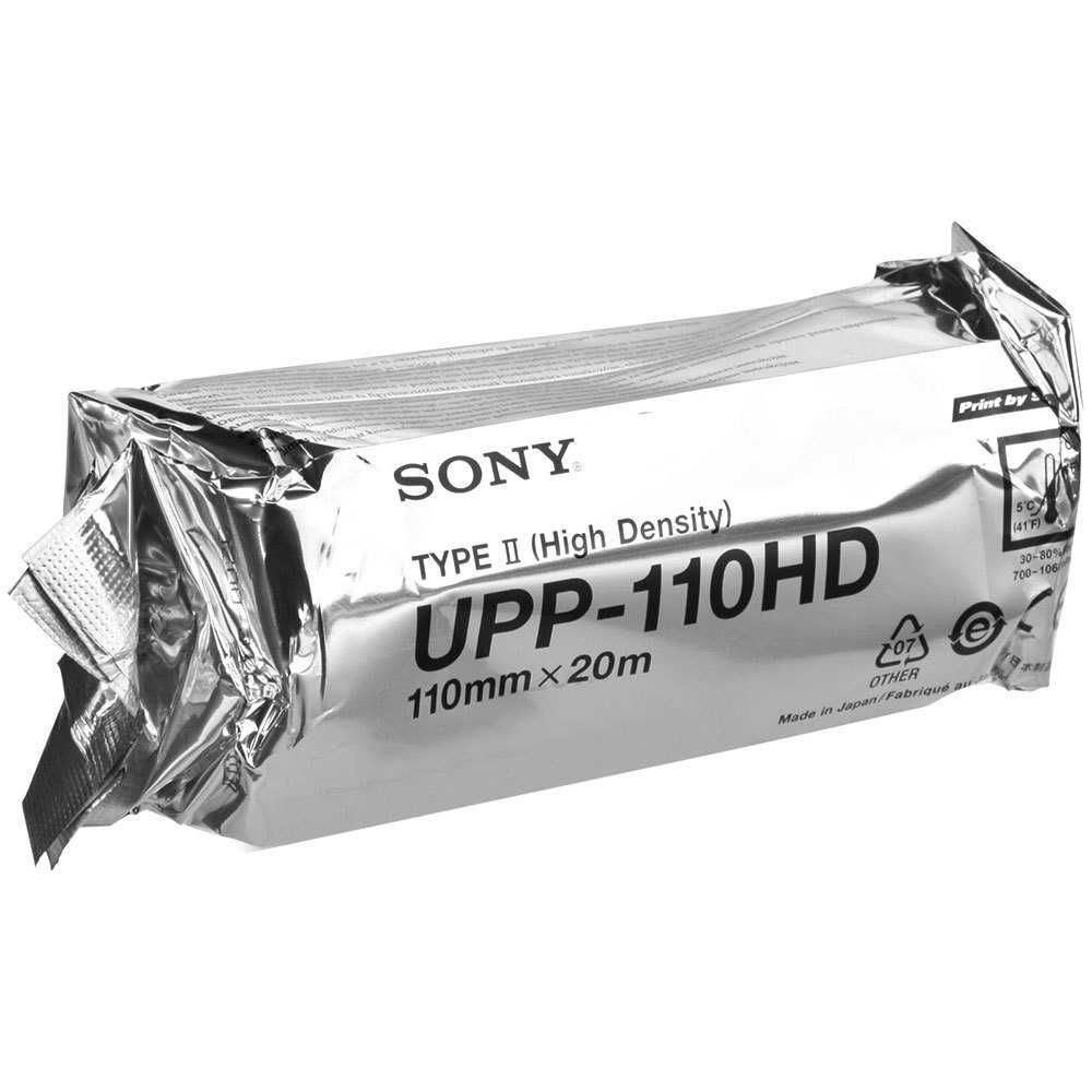 Бумага для УЗИ Sony UPP-110HD (высокая плотность) 110мм*20м (Япония)