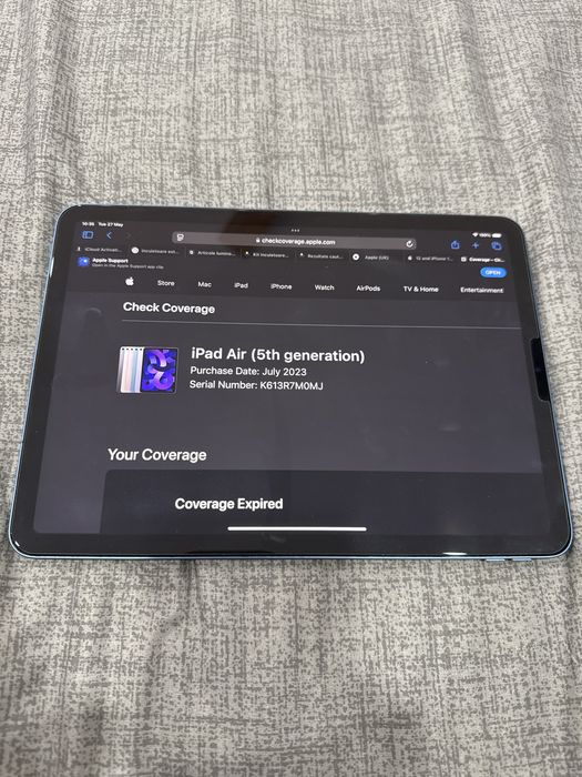 iPad Air 5 * M1 ca noua * Amprenta buton * 64GB