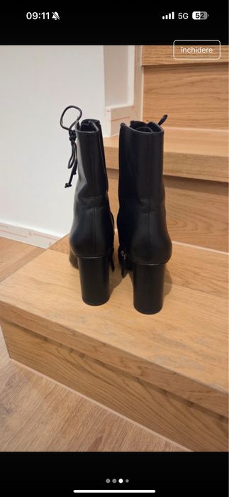 Botine Zara din piele marimea 38