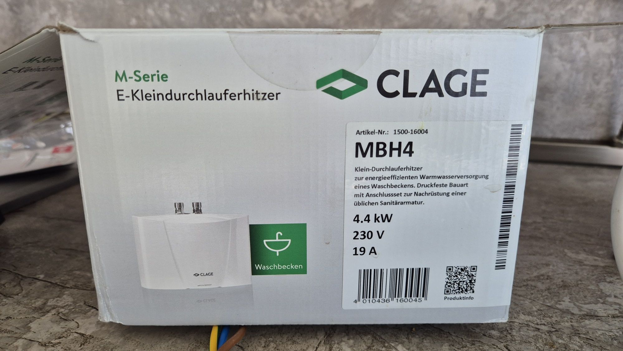 Проточен бойлер Clage MB4