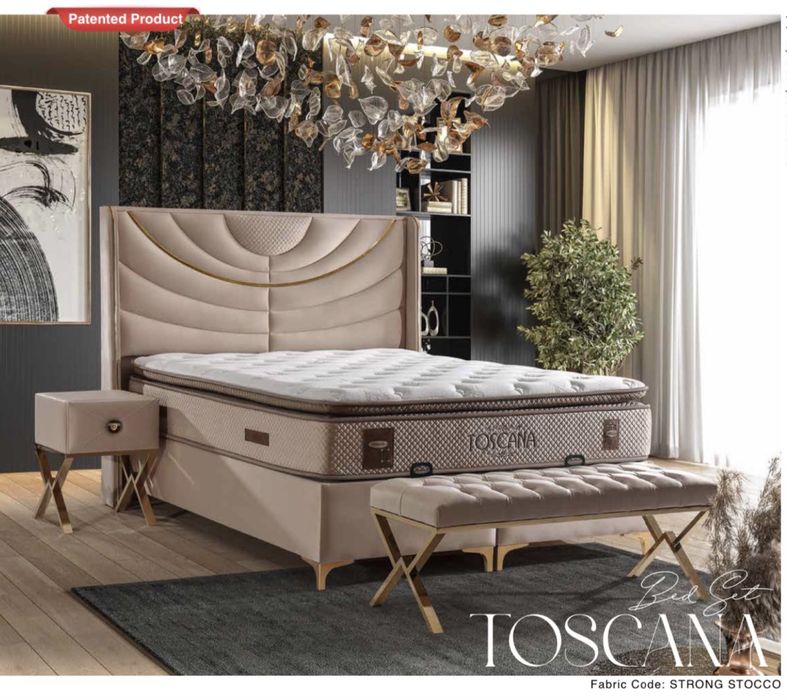 Тапицирана спалня Toscana Bed - Strong Stocco