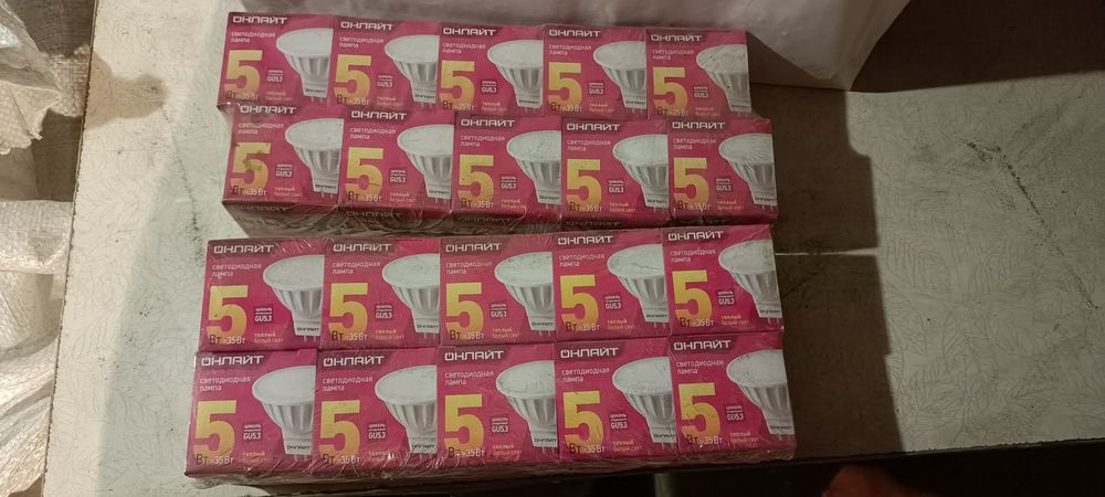 Продам Лампочка ОНЛАЙТ OLL-PAR16_5_230_3K_GU10, 5 Вт, Светодиодная.