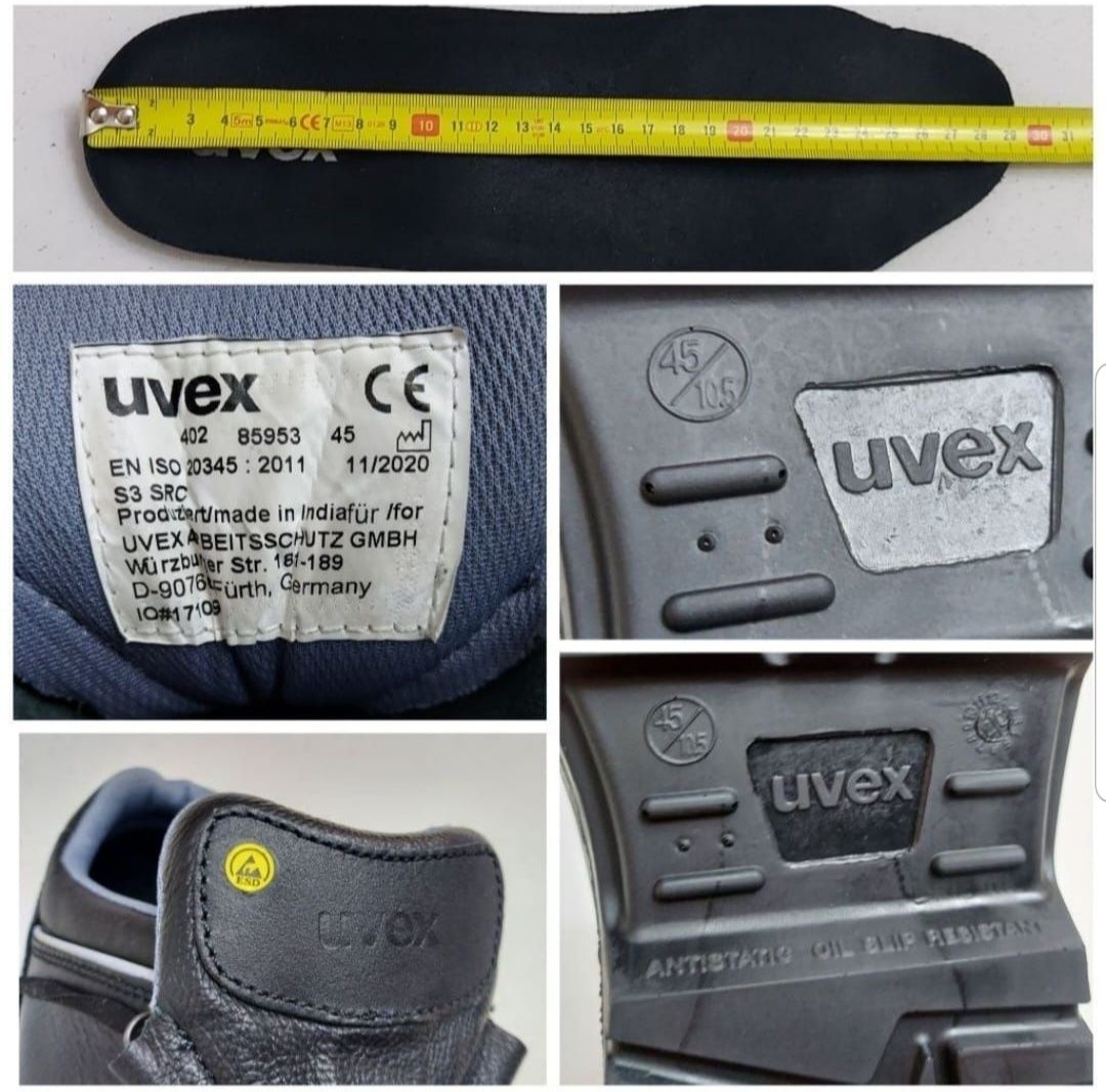 Pantofi munca UVEX Motion Light, încălțăminte cu bombeu, protecție ESD