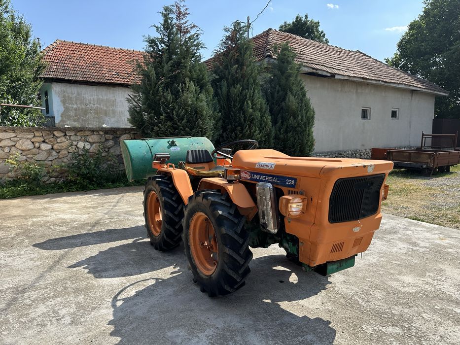 Motocultor tractoras 4x4 diesel Goldoni 2 pistoane cu freza
