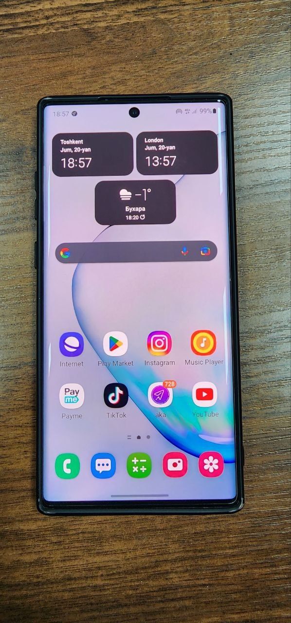 Samsung note 10+ 5G sotiladi