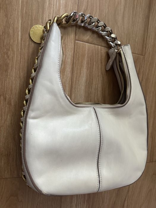 Оригинална чанта Stella McCartney Frayme Faux Shoulder Bag