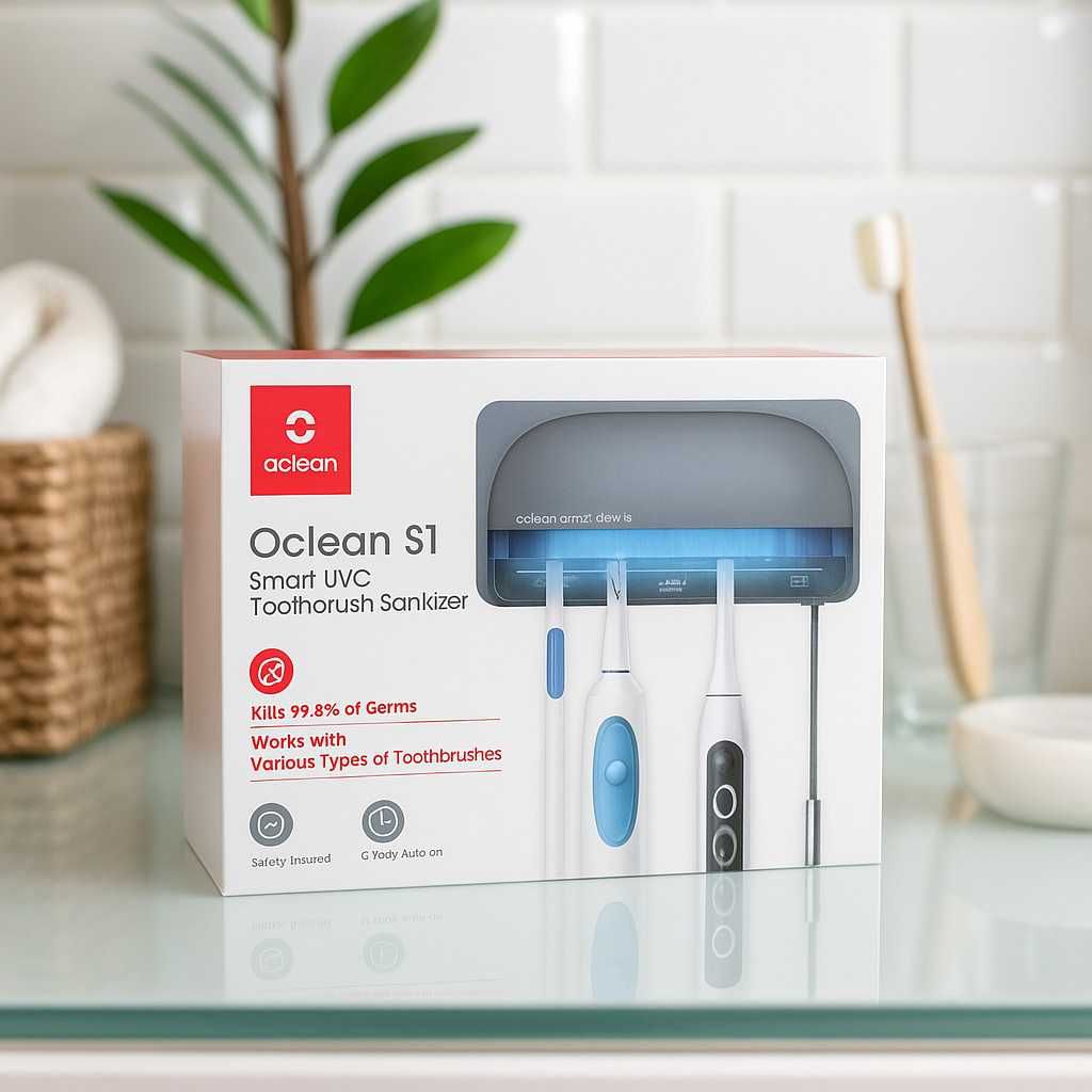 Стерилизатор за четки за зъби Oclean S1, c UVC-LED-ГАРАНЦИЯ