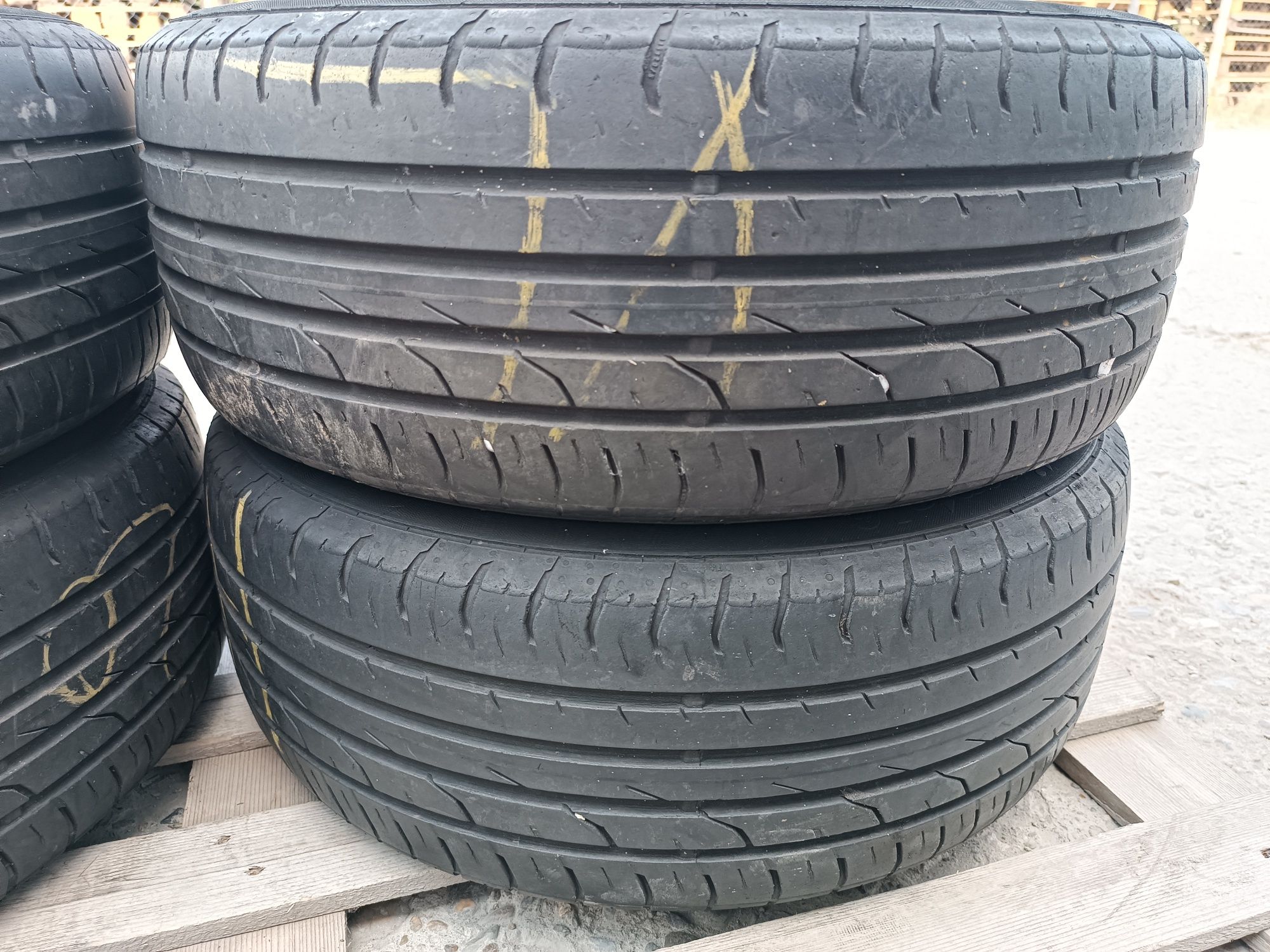 Лети джанти 16ки 5х112 VW + летни гуми 205/55/16 Continental
