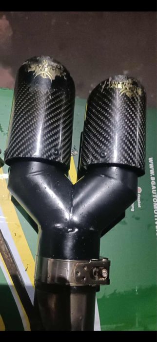Evacuare inox+tips carbon  BMW F10